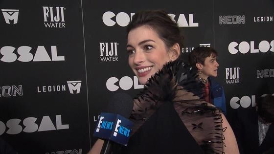 Anne Hathaway Talks Filming "Colossal" While Pregnant