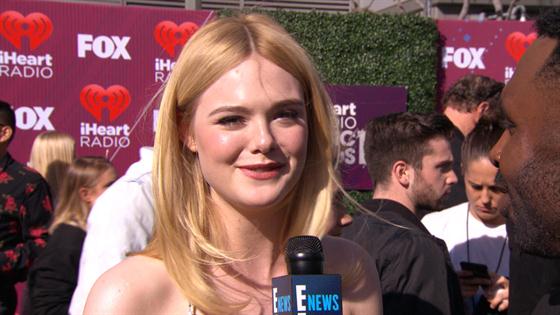 Elle Fanning Is Fanning Out Over Halsey at 2019 iHeartRadio Music