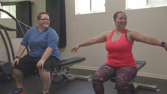 Sam Goes to First "Revenge Body" Workout