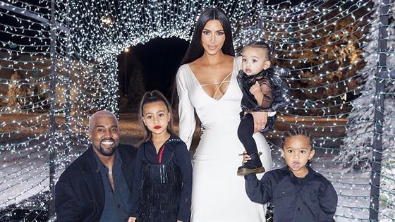 Image result for Kanye West and Kim Kardashian last child