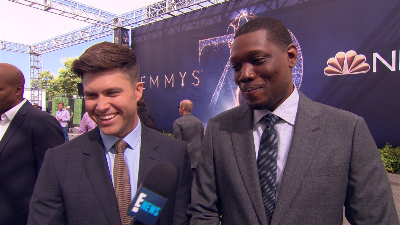Michael Che & Colin Jost Wanted to Pass Out What at Emmys? E! News