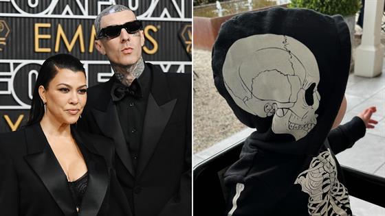 Kourtney Kardashian & Travis Barker's Baby Boy Rocky Wears 2 Adorable