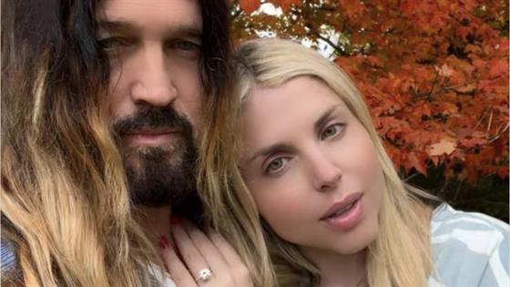 Billy Ray Cyrus shares new photo with fiancée Firerose: 'Happiness