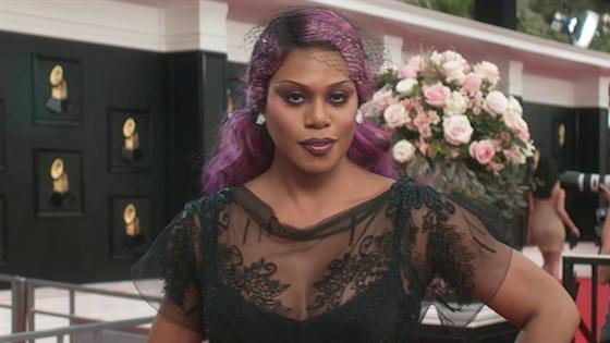 Laverne Cox - Grammys 2022 E! Glambot - E! Online