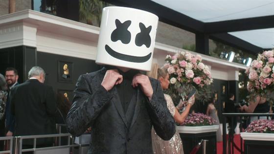 Marshmello - Grammys 2022 E! Glambot - E! Online