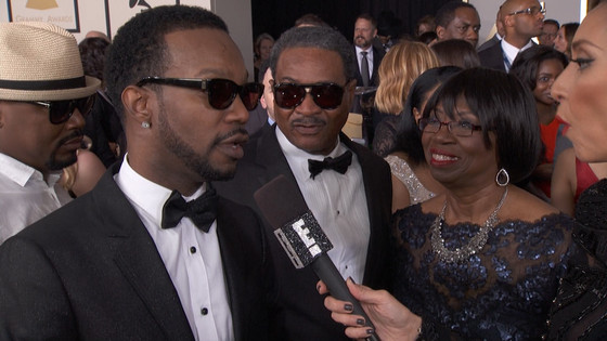 Juicy J Brings Family to 2015 Grammy Awards