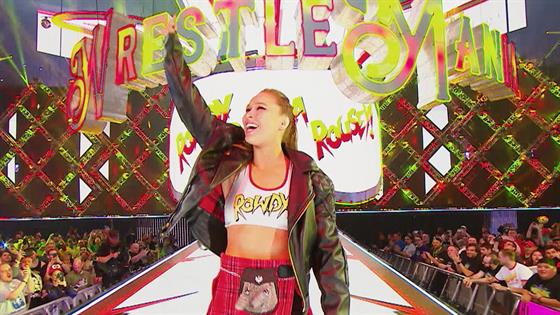 Ronda Rousey Makes Her WWE WrestleMania Debut