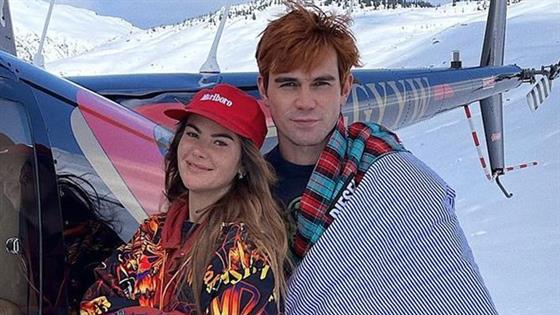 KJ Apa and Clara Berry 1st