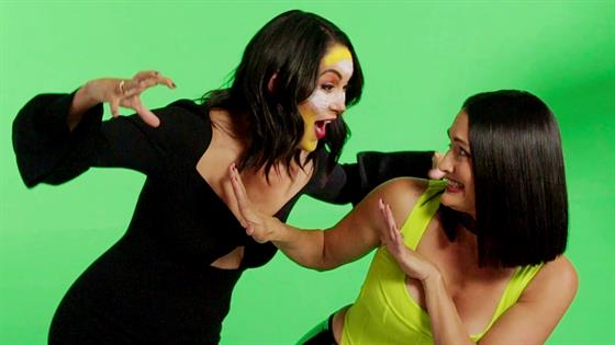 Brie Garcia Gets a PURRFECT Touchup While Nikki Keeps a Straight Face