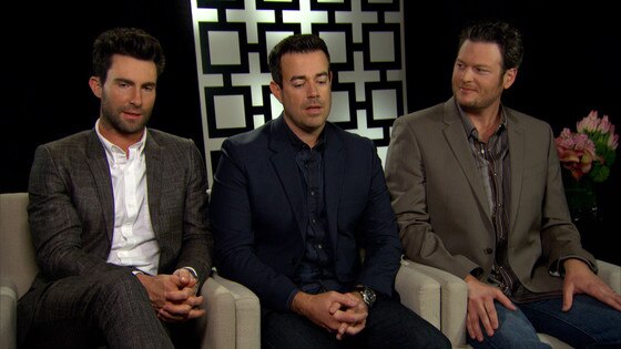 Adam Levine, Blake Shelton and Carson Daly on The Voice | E! News