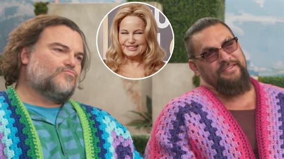 Jason Momoa & Jack Black Reveal What It’s Like Working With Jennifer Coolidge (Exclusive)