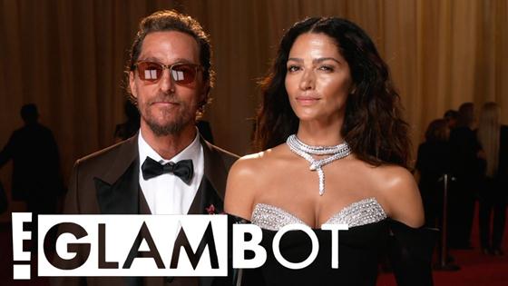 Matthew McConaughey & Camila Alves GLAMBOT: BTS at 2024 Oscars