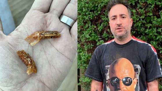 man finds shrimp in cinnamon toast crunch