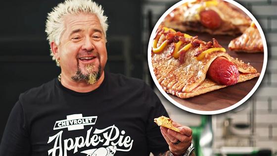 Guy Fieri's MLB Apple Pie Hot Dog Recipe & Interview
