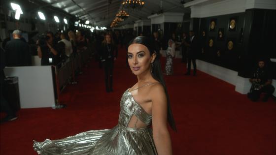 Tamara Dhia - 2019 Grammy Awards Glambot - E! Online