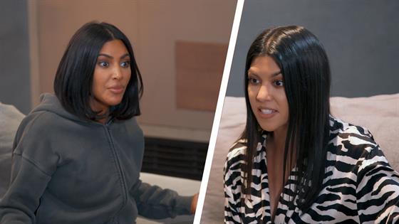 Kim & Kourtney Fight Over Candy "KUWTK" KatchUp (S17, Ep 9)