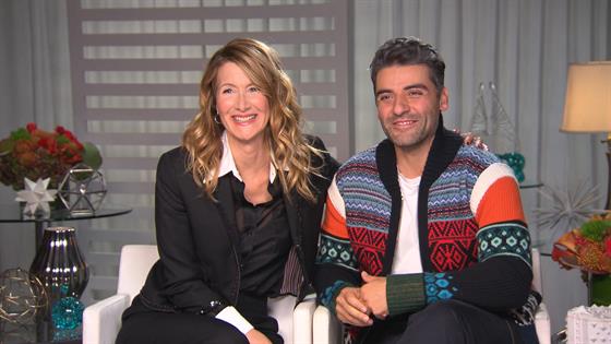 Laura Dern Oscar Isaac Became Friends On Star Wars Laura Dern Oscar Isaac Became Friends On Star Wars