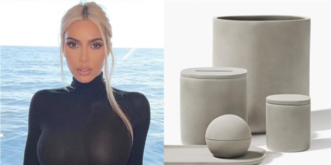 Kim Kardashian's Concrete Waste Basket Costs How Much?! - E! Online.jpg