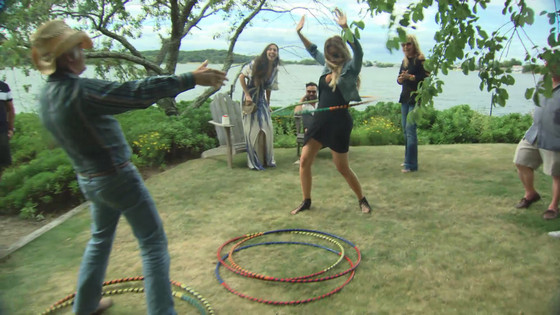 Khloe K. Hula Hoops at Wild Hamptons Clam Bake!